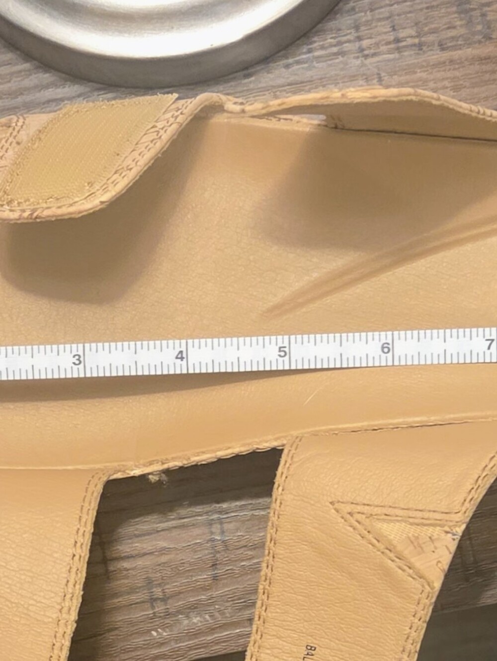 Baretraps Cork-Look Double Strap Slide Sandals - Tan - Picture 11 of 11